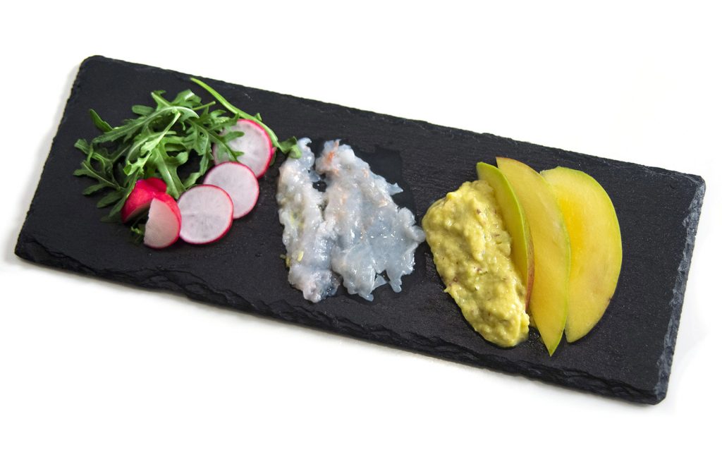 Carpaccio di scampi e mango - Aroundyoubanqueting