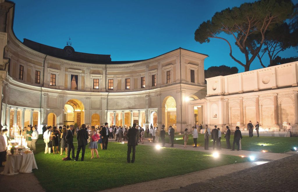 Serata di Gala presso il Museo Etrusco di Villa Giulia, organizzata da Around you Banqueting